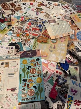Assorted Sticker and Embellishment Pack